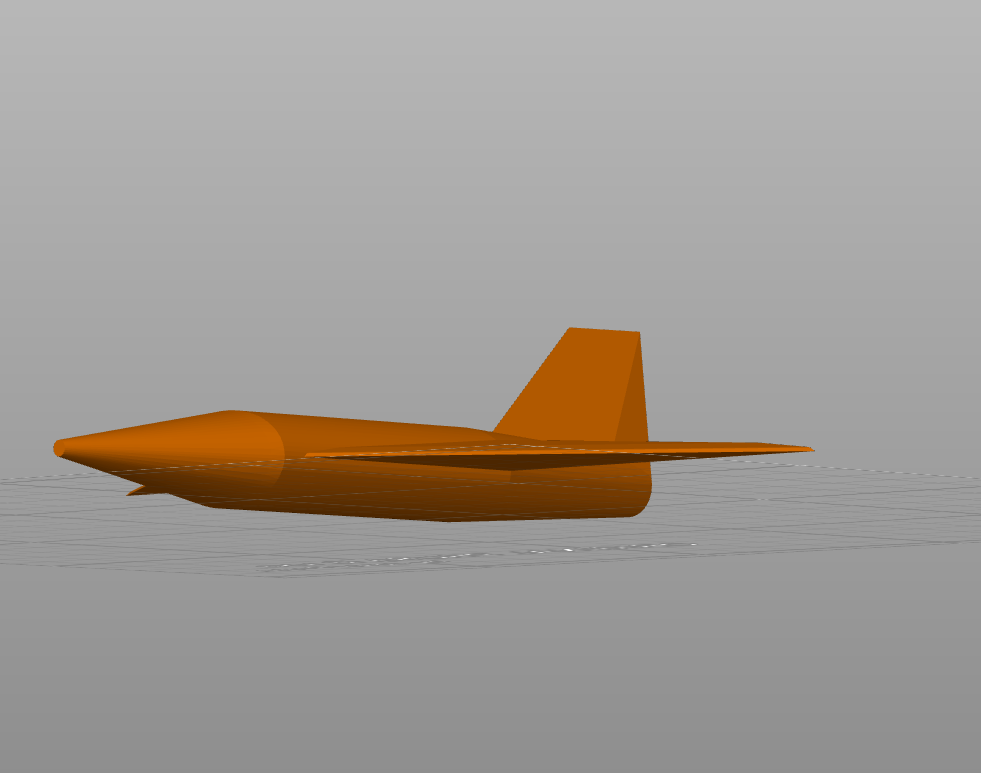 Simple plane/aircraft model by kla Download free STL model