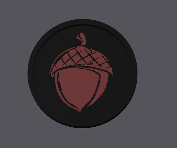 acorn coaster