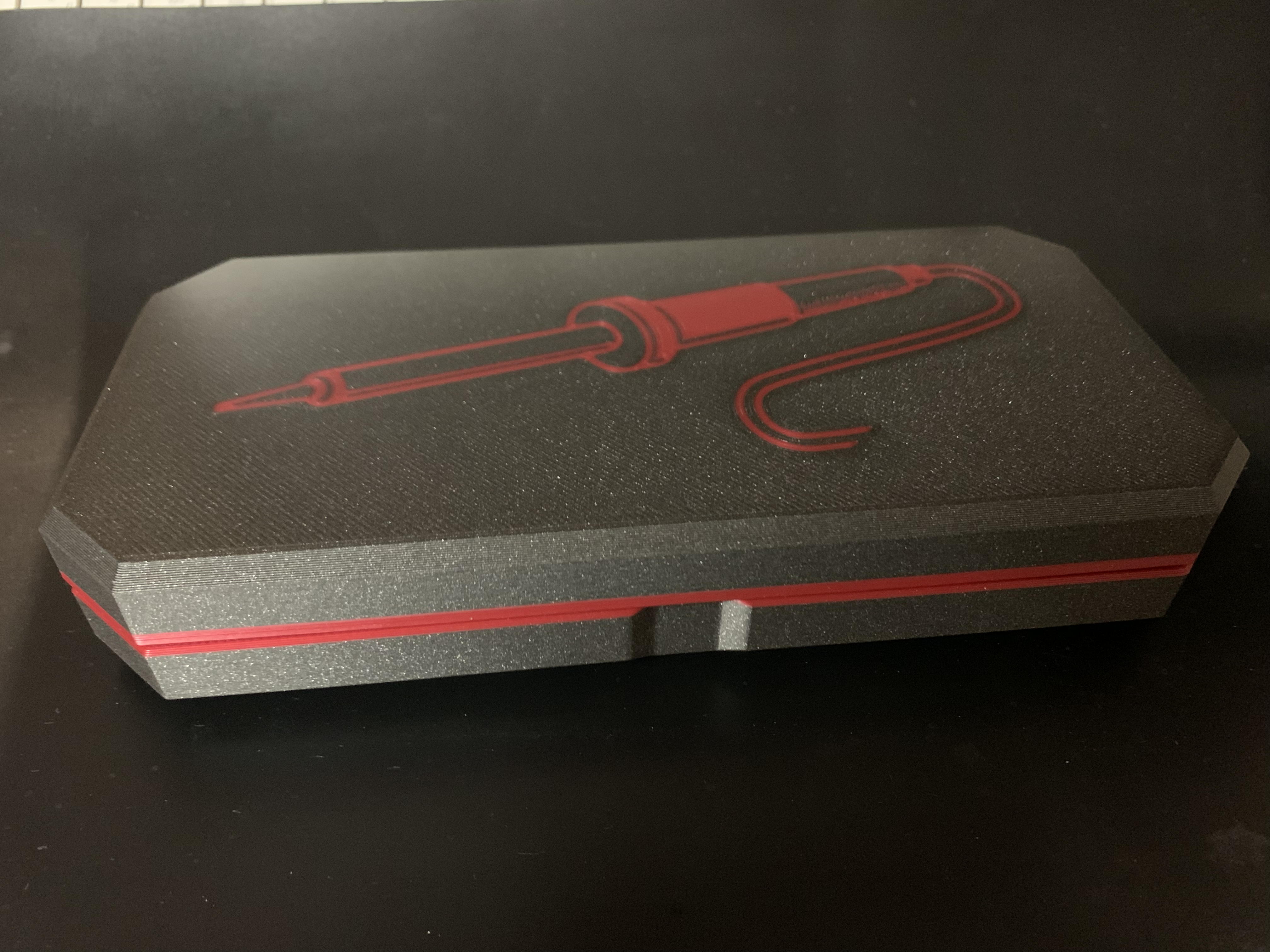 CNC Kitchen Soldering Iron Box by steffanders Download free STL model