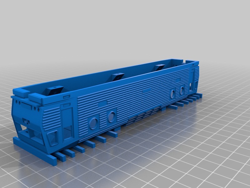 H0 electric locomotive ŠKODA ČD 363 by KRtekTM | Download free STL ...