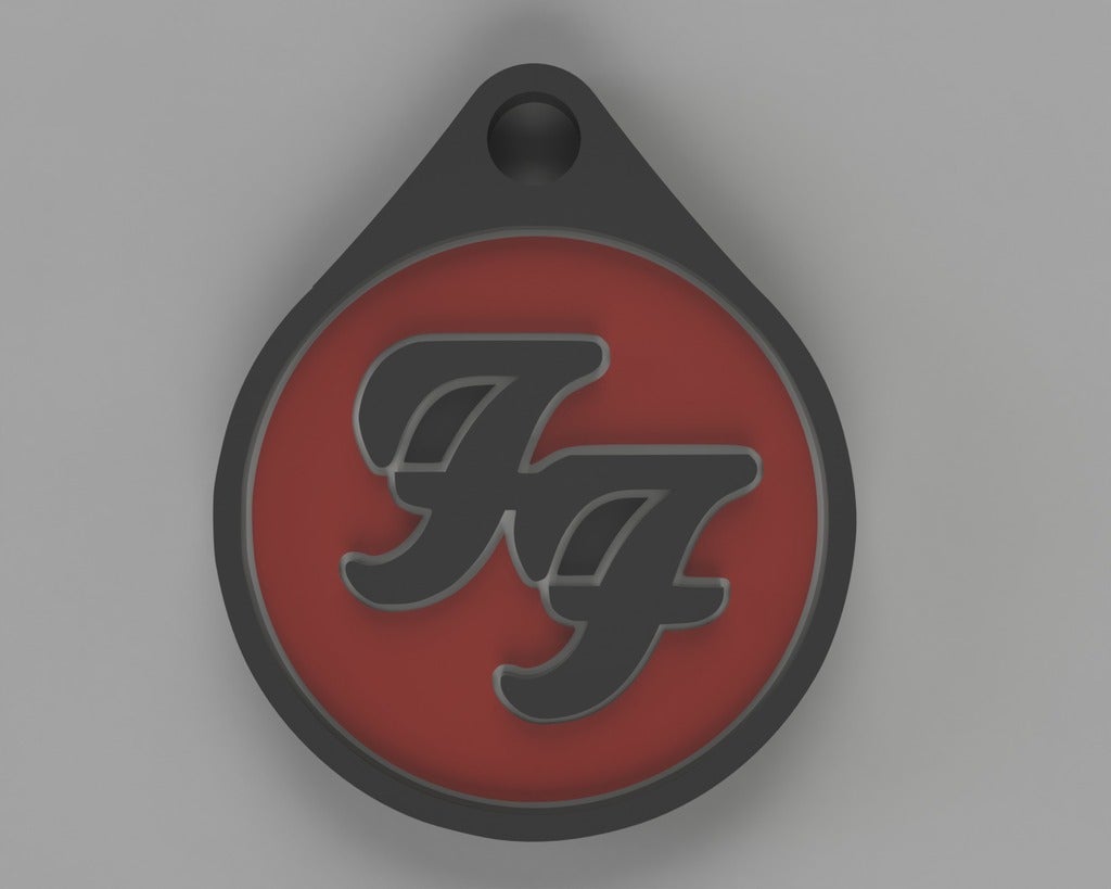 Foo Fighters keychain