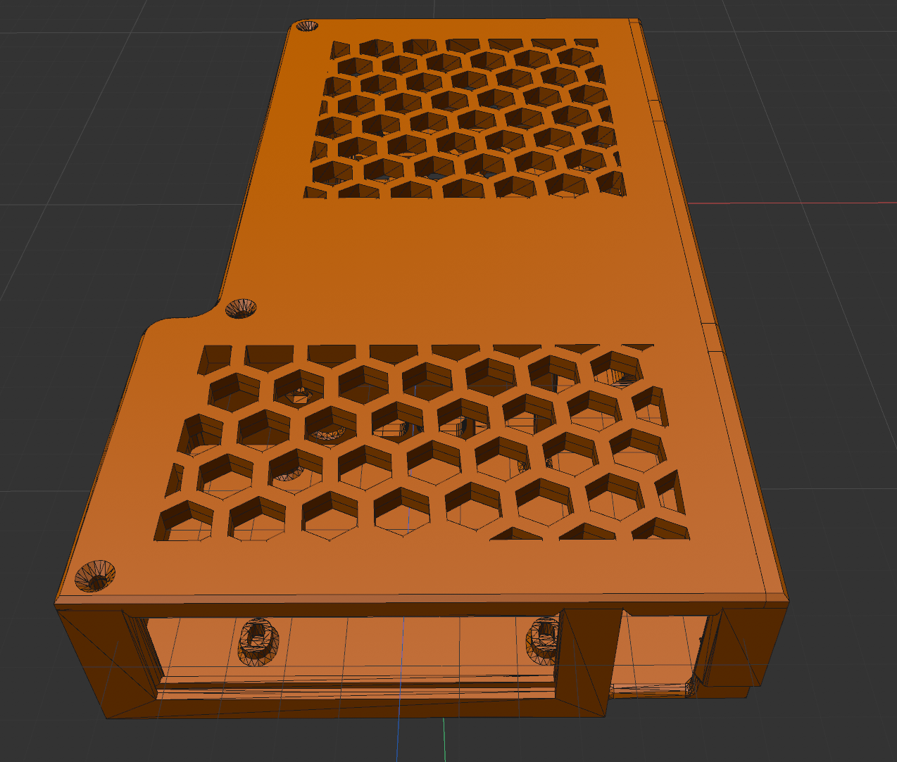 - THREE SCREWS- Prusa MK3s Einsy Raspberry Enclosure - With ONLY THREE SCREWS and some more improvements 3D model thumbnail