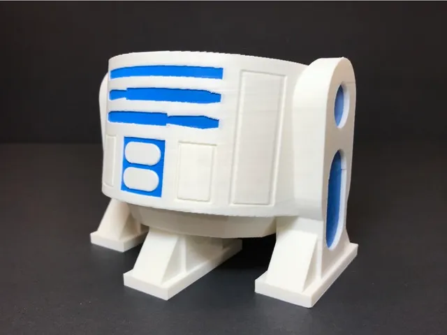 R2D2 Google Home Mini (Multi-Extruder Remix)