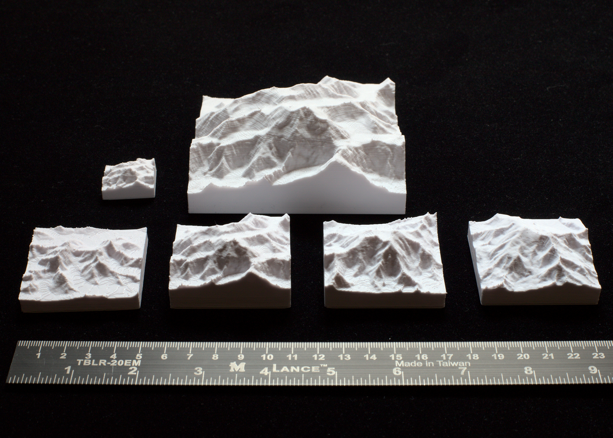 Denali, Foraker, Blackburn, Deborah 3D Maps