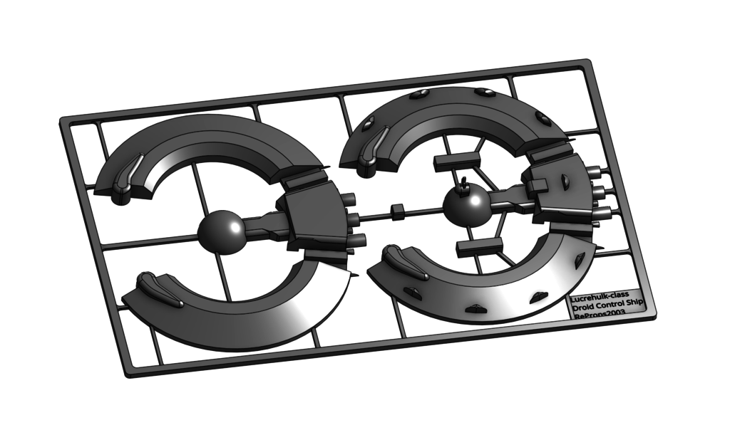 Lucrehulk-class Droid Control Ship Card Kit