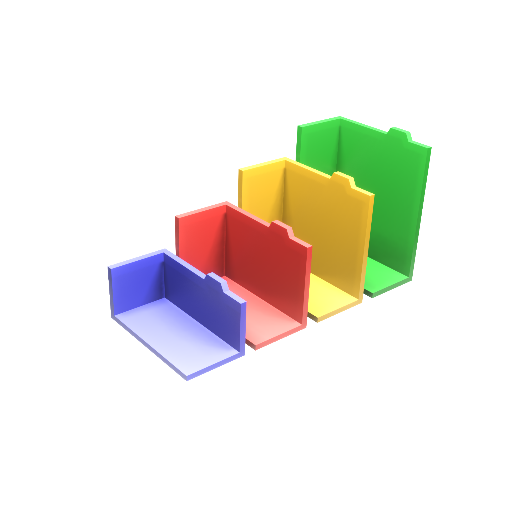 Google Drive Folder Icon 3D