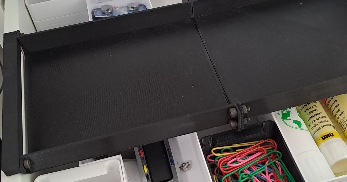 drawer for ikea alex organizer system by MaDaWa Download free STL