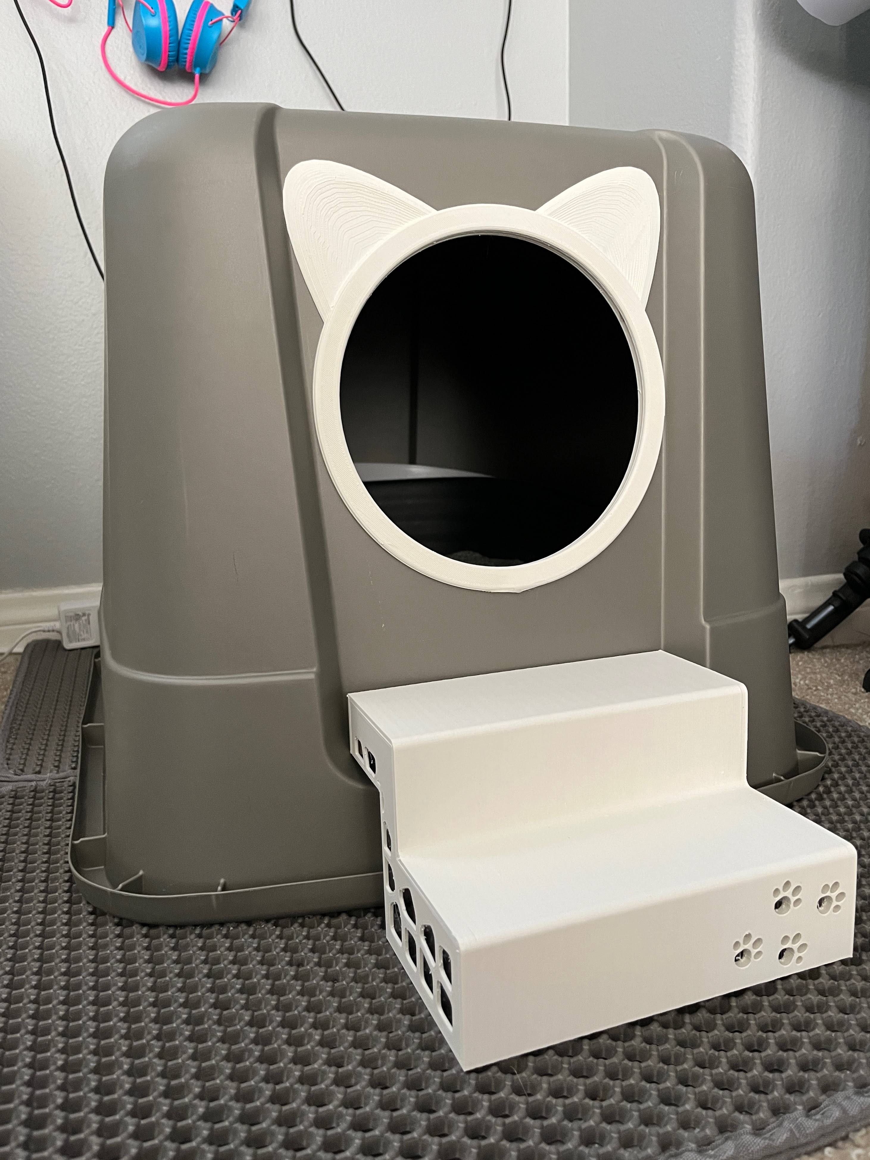 Storage bin cat outlet litter box