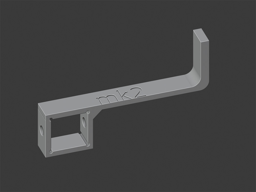 2020 aluminium extrusion mount - USB male mount