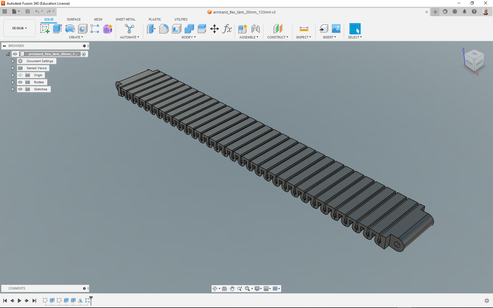 Watch wristband - 16/20mm by NiH | Download free STL model | Printables.com
