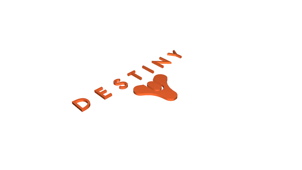 Destiny Logo von ToxicMaxi | Kostenloses STL-Modell herunterladen ..., حجم الصورة 1024x576