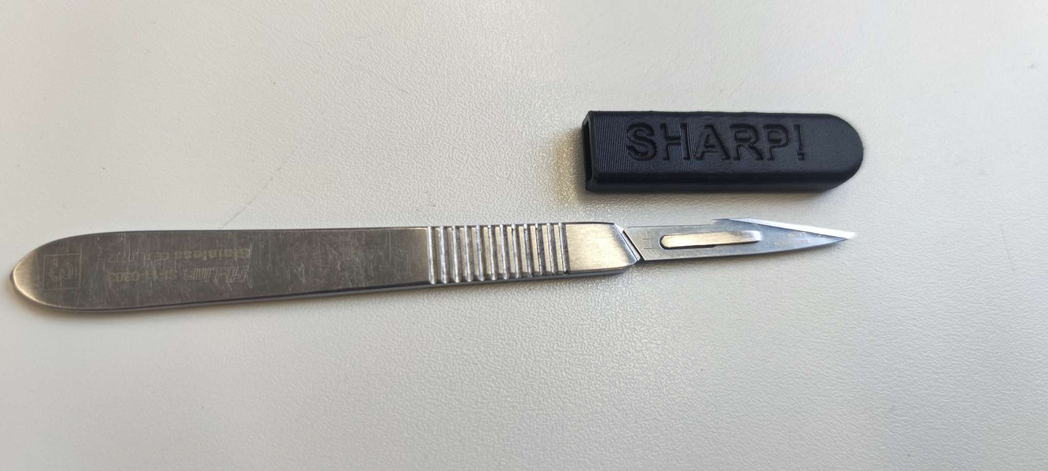 Scalpel cover/lid for handle #3 and blade #11