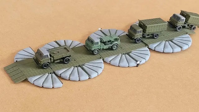 GAZ66 - DPP40 Airborne pontoon system