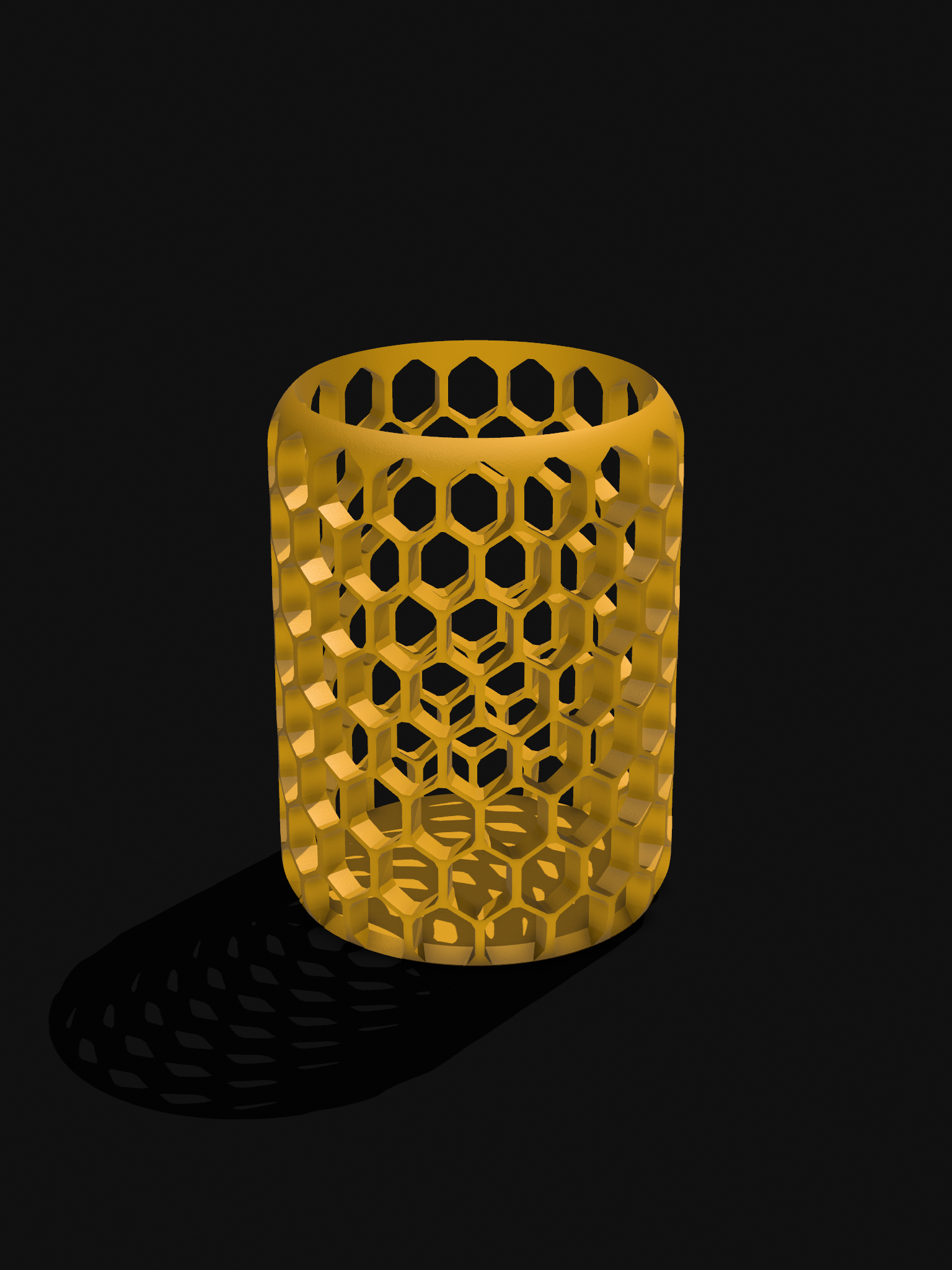 Miniatura 2 do modelo 3D Hex container
