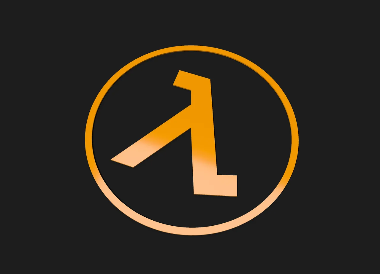 half life logo lambda