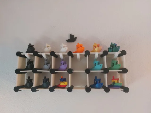 Benchy Display shelf wall mounting hook