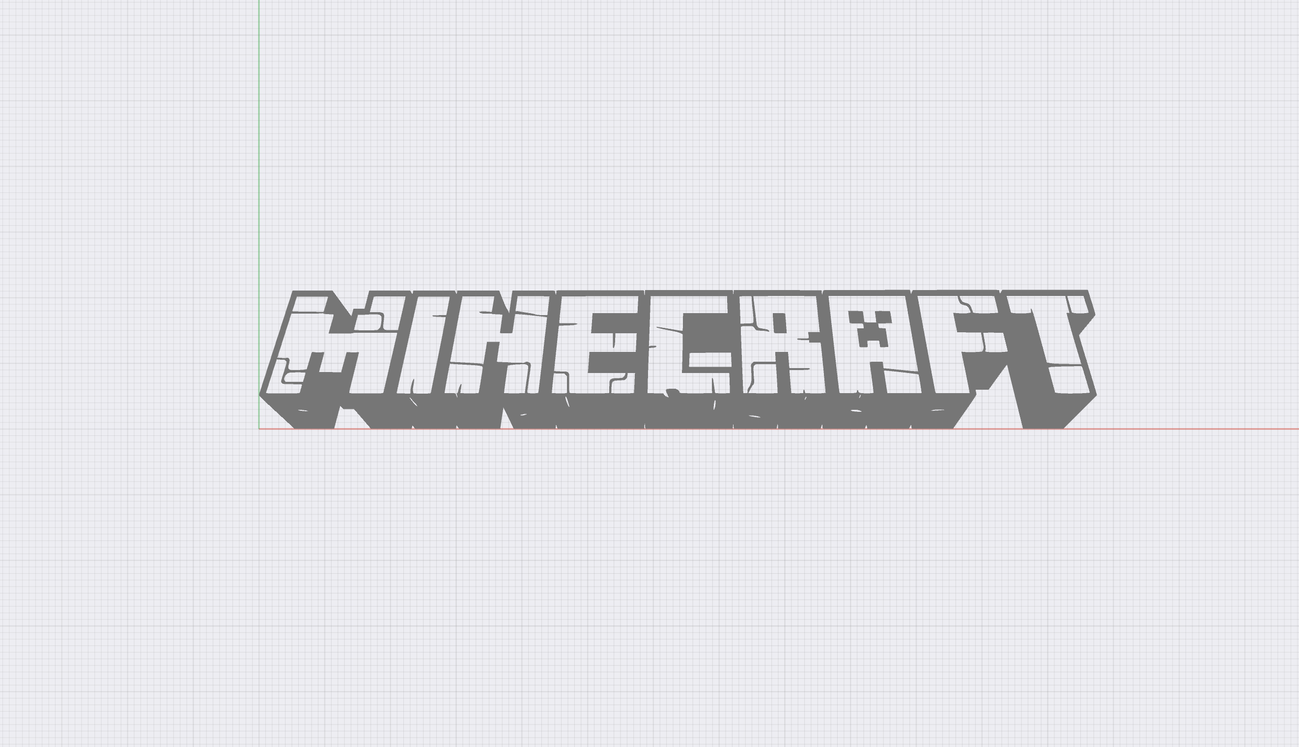 Minecraft Logo by ToxicMaxi | Download free STL model | Printables.com