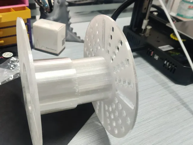 3D-printable split filament spool/Plastic reel 无盘料盘