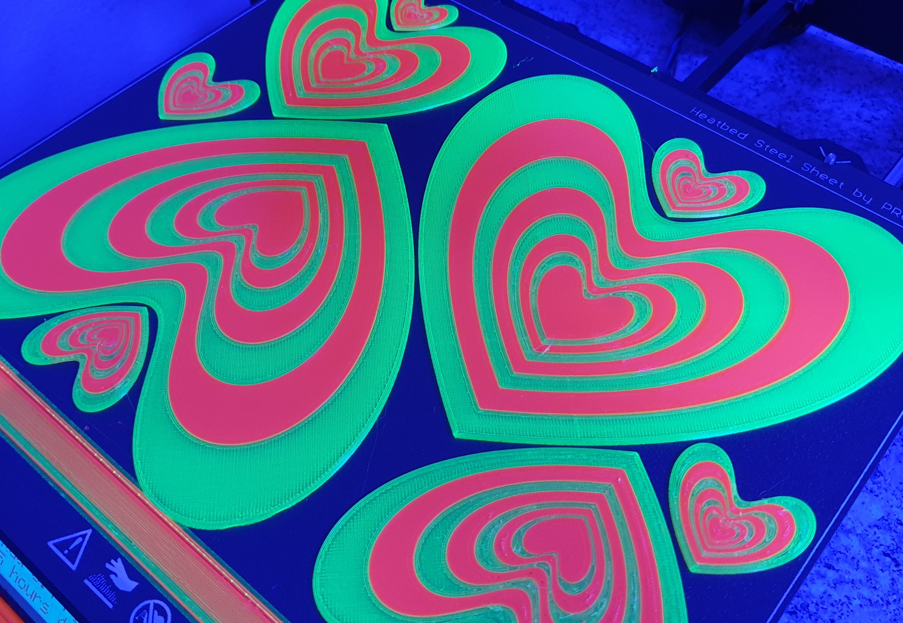 Hearts for grandma's window parametric CAD file