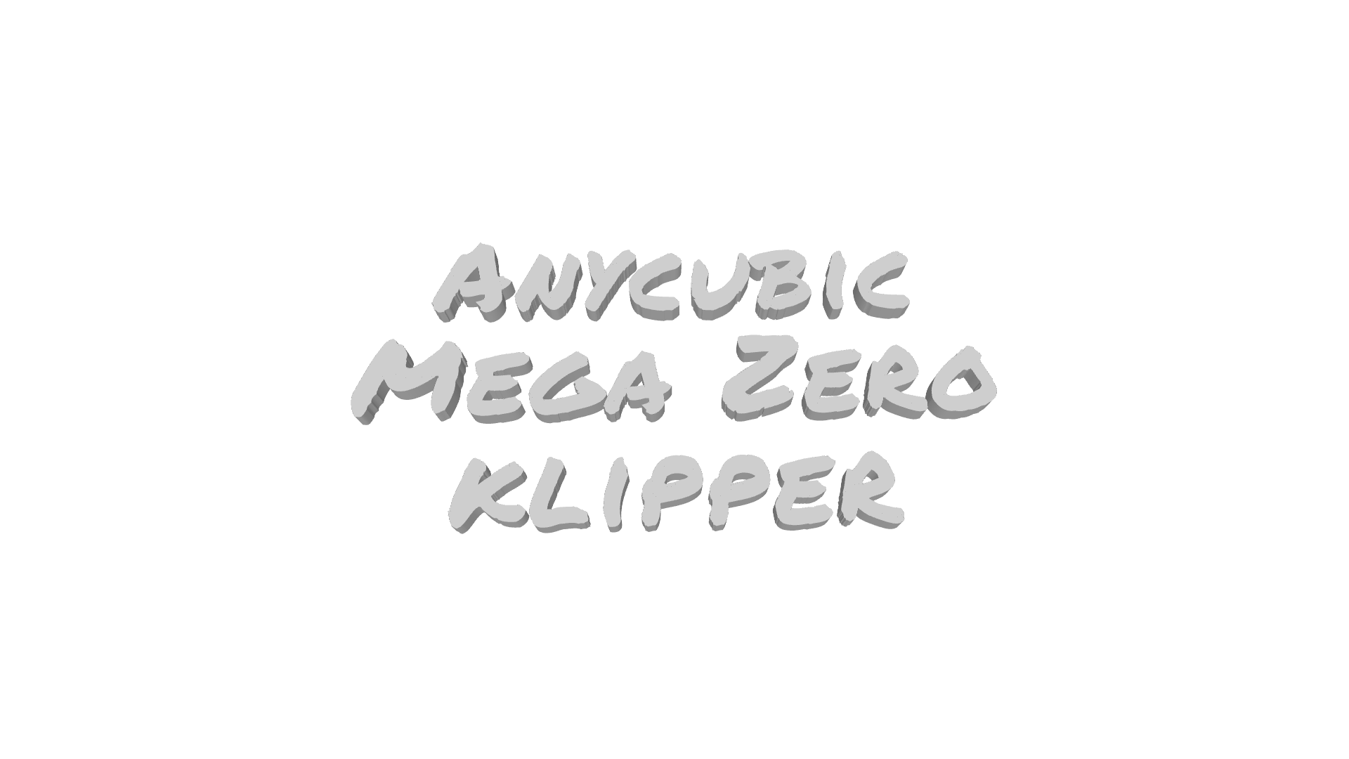 Anycubic Mega Zero Klipper Firmware