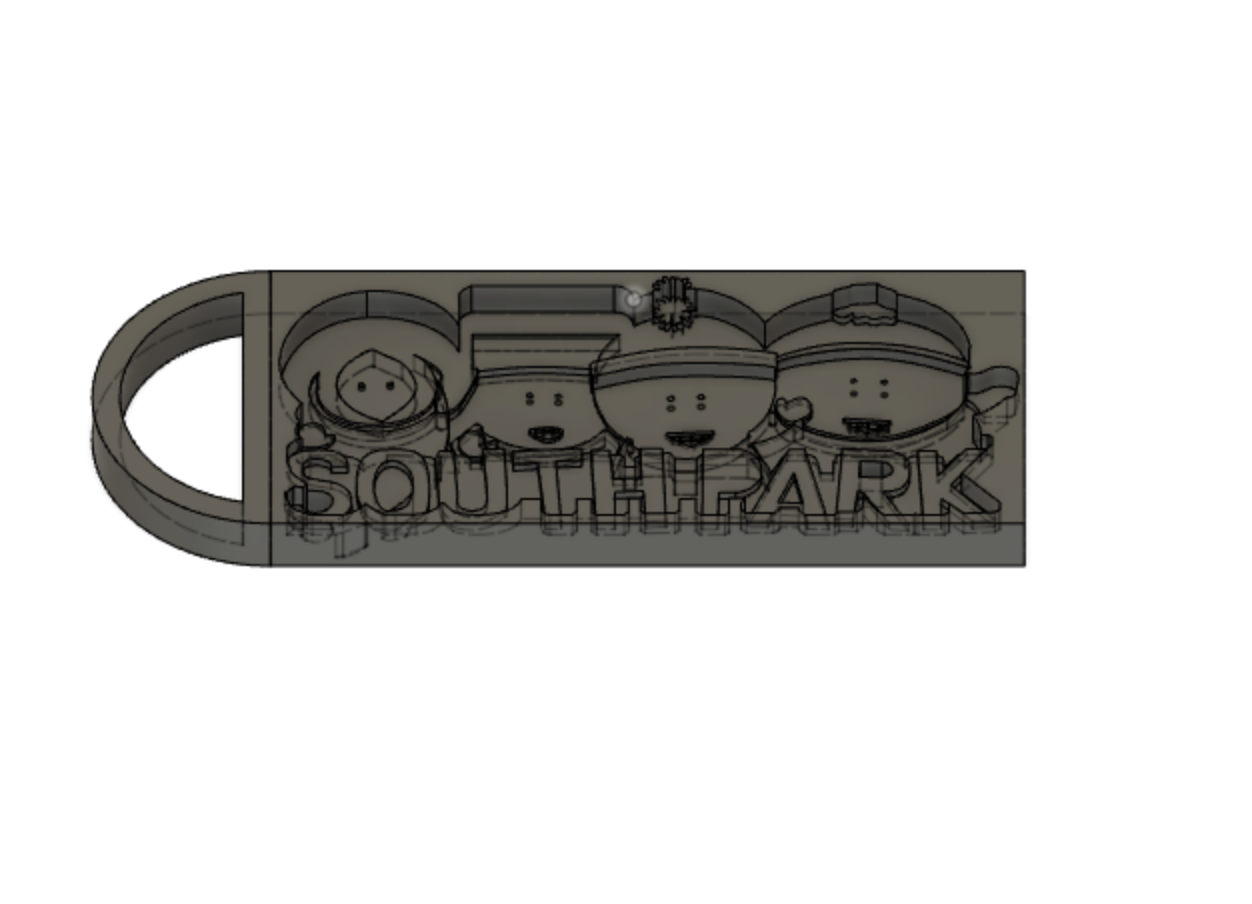 South Park Logo Keychain