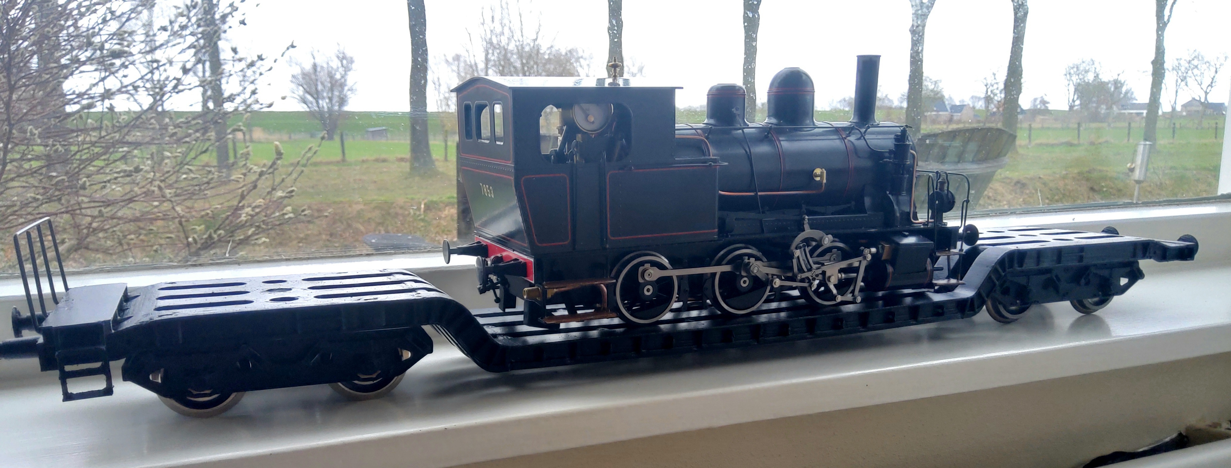 4-assige kuilwagen DB Uaiks721 / NS Sds 90200 - Spoor 1 (1:32)