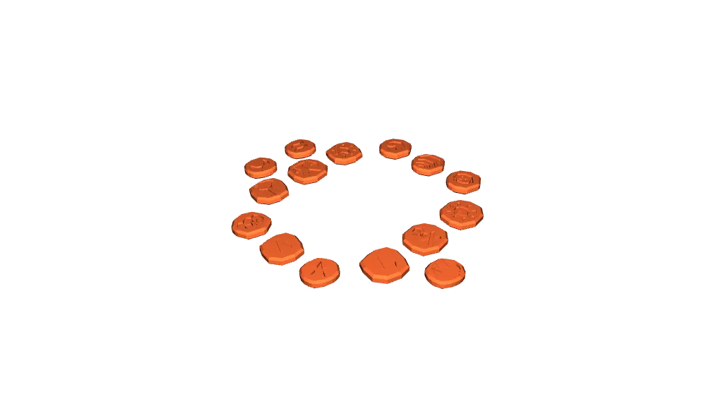 Old School RuneScape runes by RaQic | Download free STL model ...