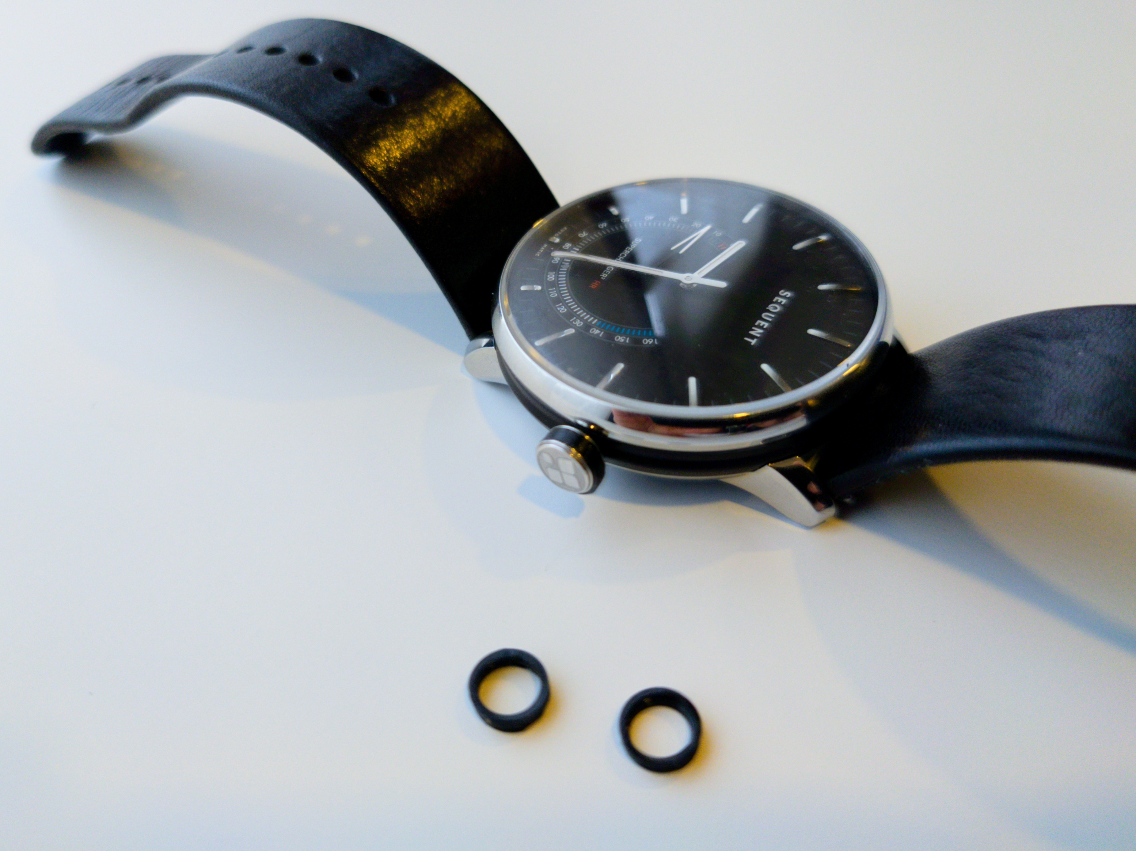 Sequent Electron and Supercharger watch crown ring