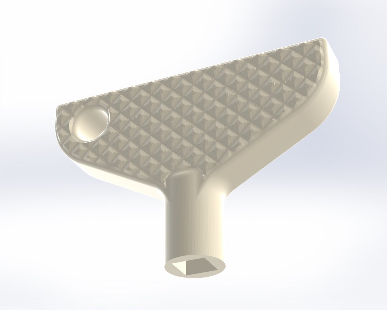 Radiator bleeding key. Easy to print with keychain hole. by THop3D ...