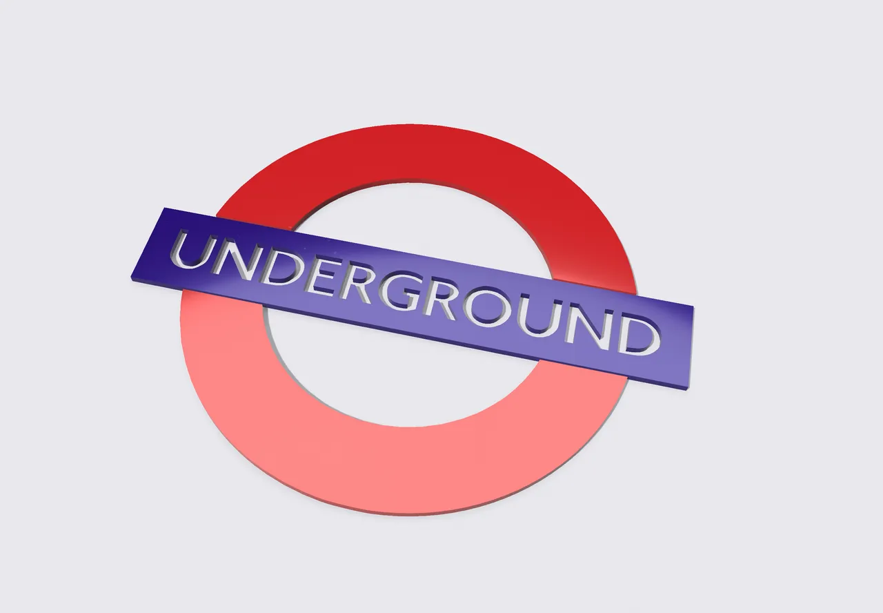 London Underground / Tube Logo by ToxicMaxi | Download free STL model |  Printables.com, image size:1280x888