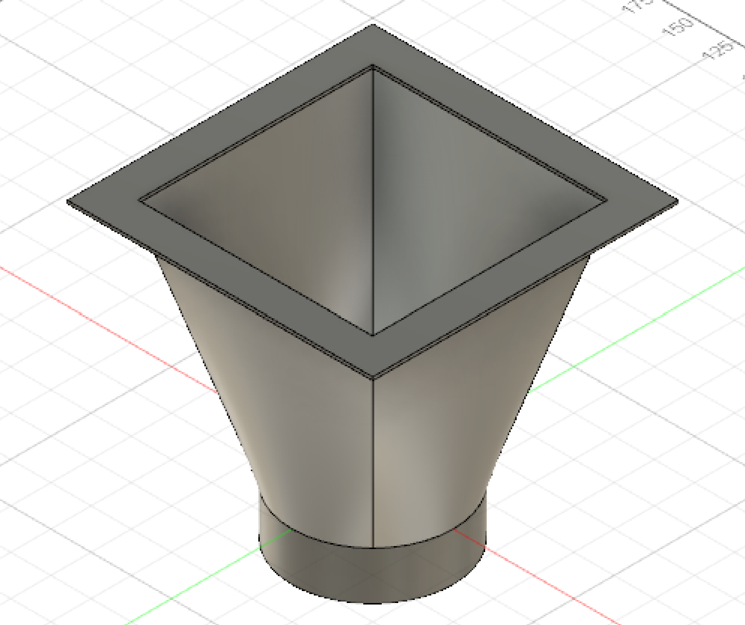 4in/100mm Funnel Port for Dust Collection by Robert Walker Download free STL model