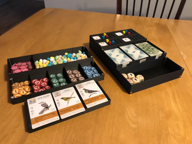 Wingspan Organizer - All Expansions in Original Box - Magnetic