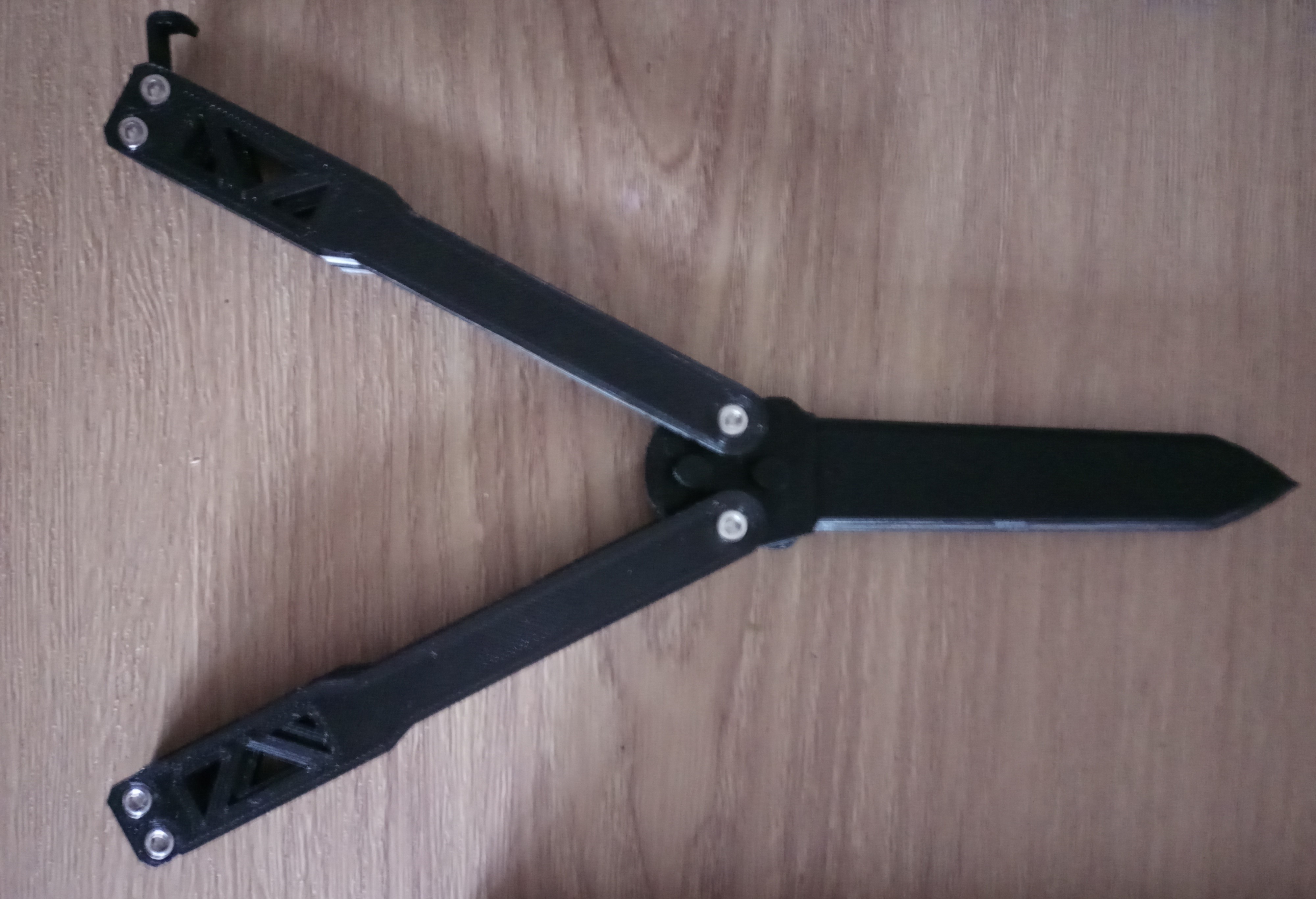 Butterfly knife by woodygunners Download free STL model