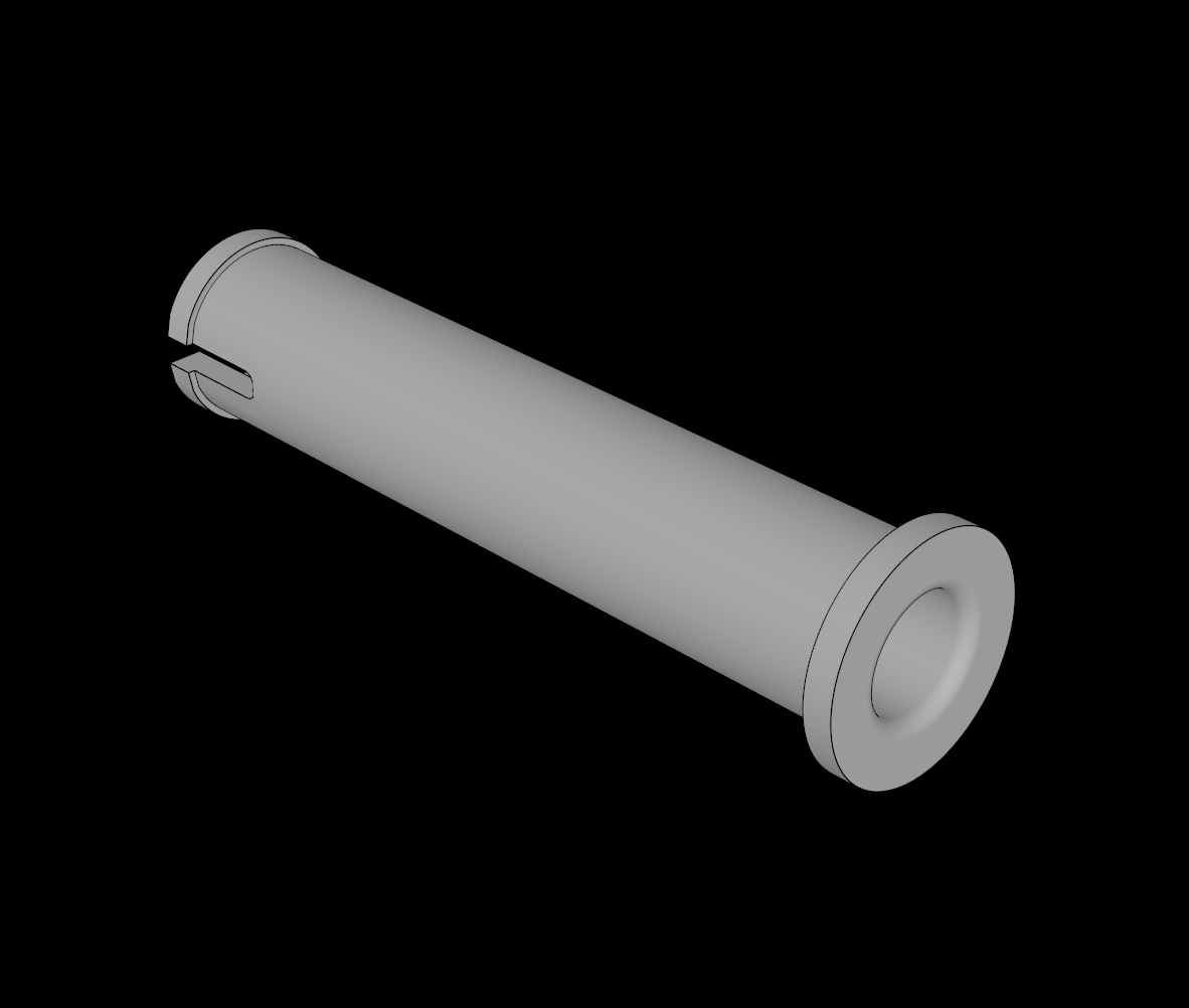 Lego Compatible (40234.dat) Technic Pin Long with End Stop