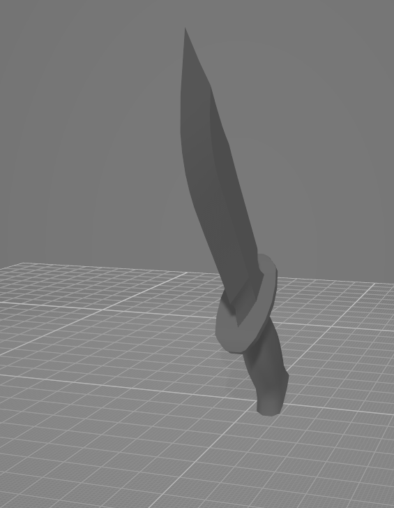 Miniatura 2 do modelo 3D Knife Dagger