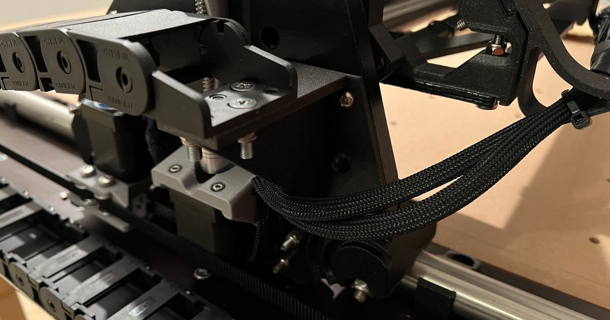 Cable Chain Mount for Low Rider CNC V3 by Avatario Download free STL