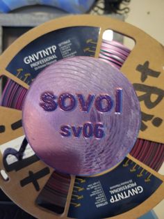 i made this to hold sample filament on the spool holder for the sovol sv06 3d printer