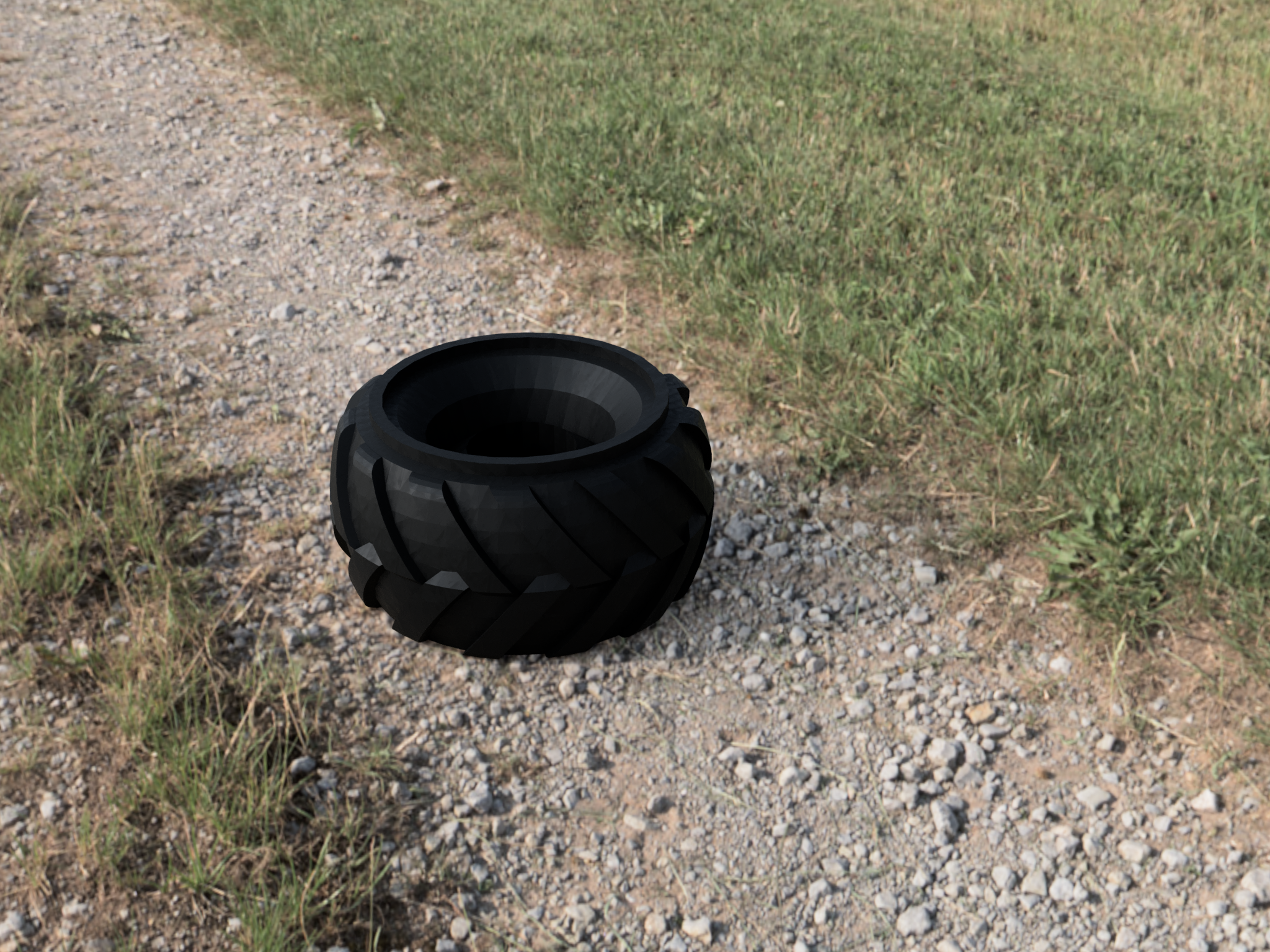 Mini Monster Truck - Left tire fixed
