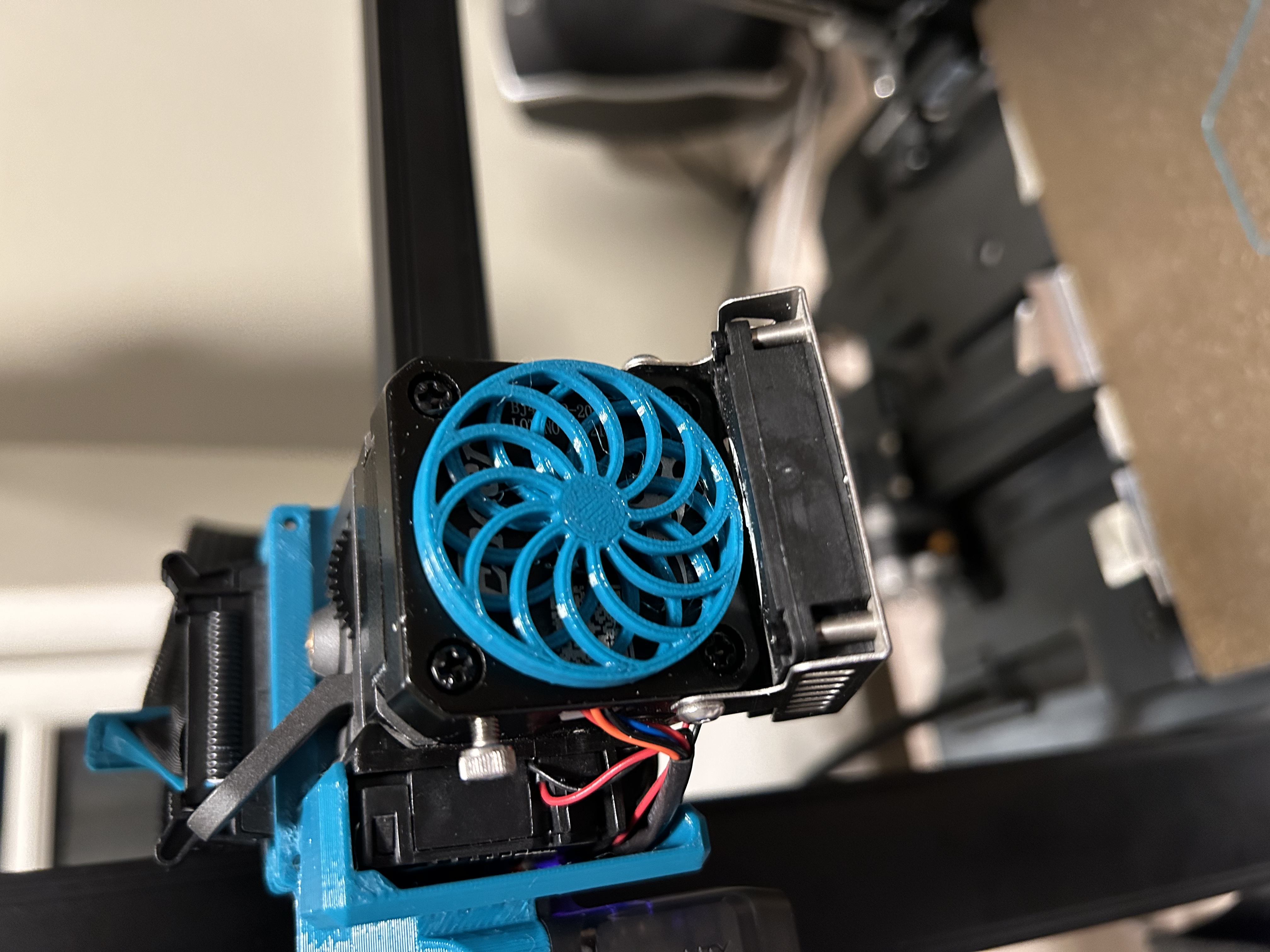 Ender 3 S1 Hypnotic Fillament Visualizer