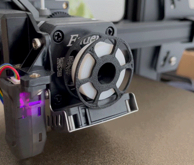 Mini Filament Spool Extruder Visualizer / Spinner; Ender 3 S1 (Pro)