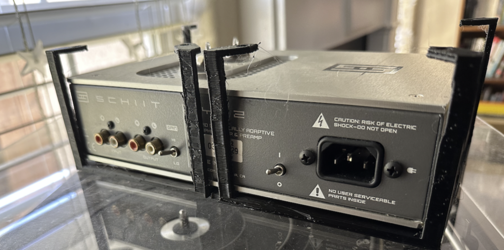 Large Schiit holder under desk mount by p0tty | Download free STL model ...