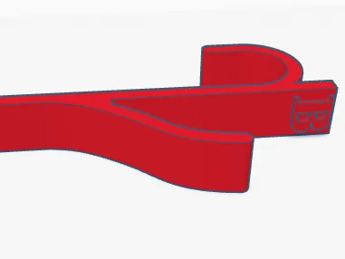 Hangers with name letters.