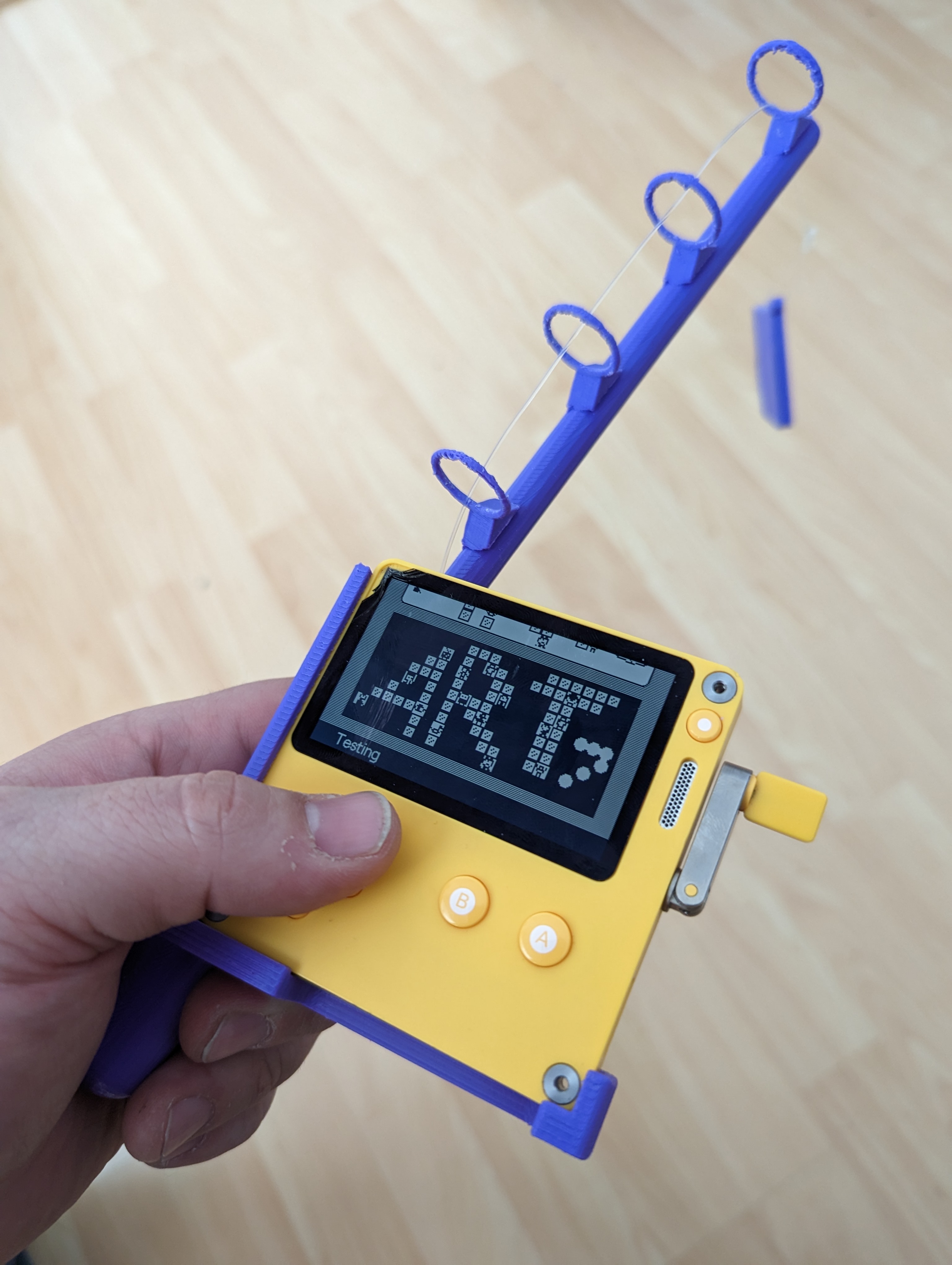 Playdate Fishing Grip + Keychain