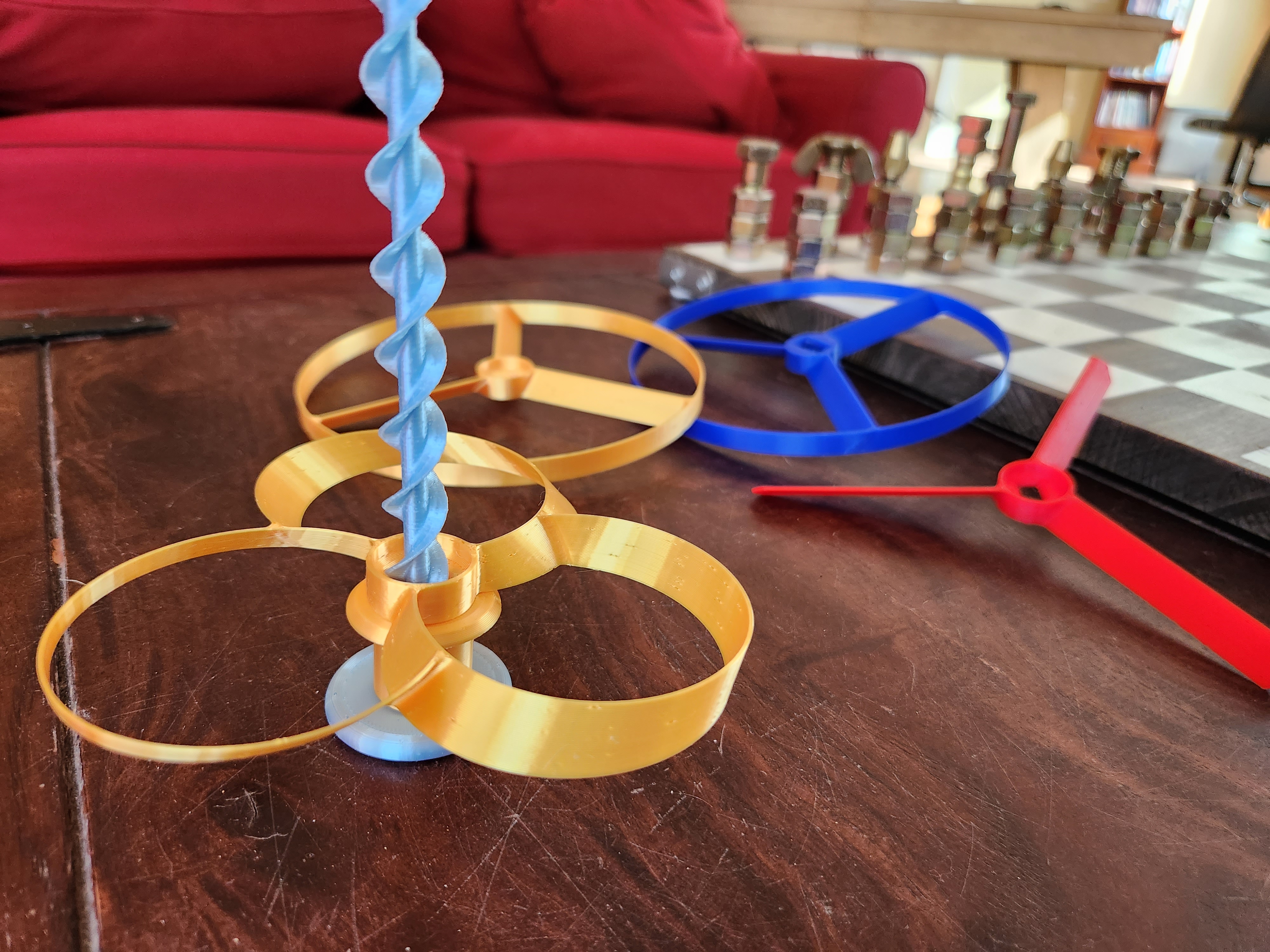 Corkscrew Drive Propeller with Three Blade Styles