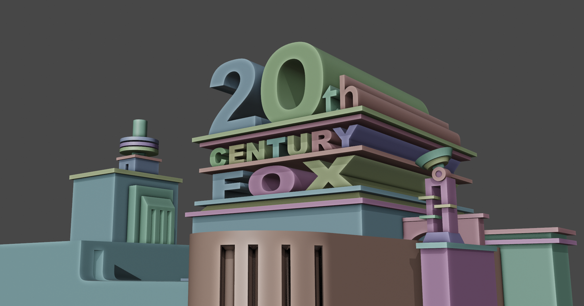 My Custom 20th Century Fox 3D print by Brittany Dowling | Download free ...