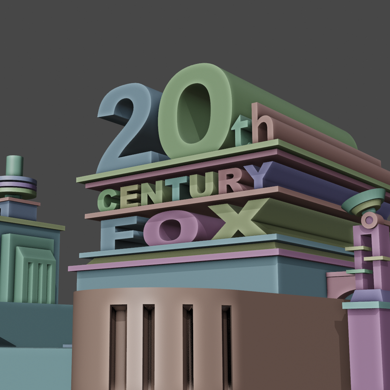 My Custom 20th Century Fox 3D print by Brittany Dowling | Download free ...