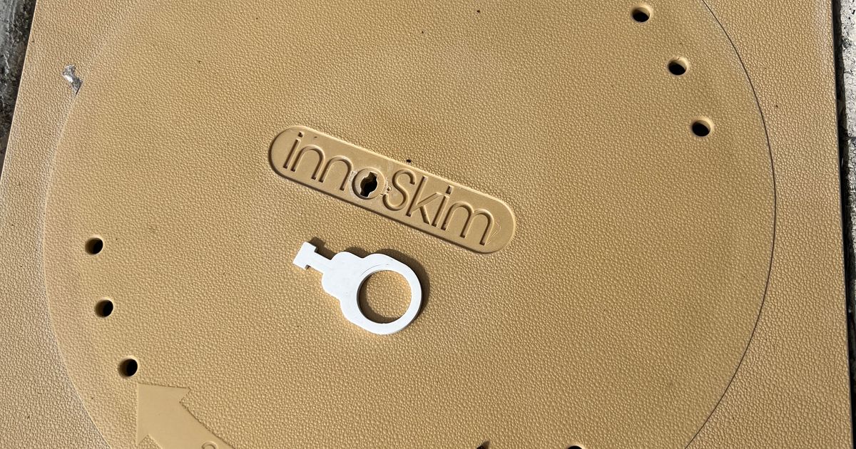 Innoskim Pool Skimmer box key by NicG Download free STL model