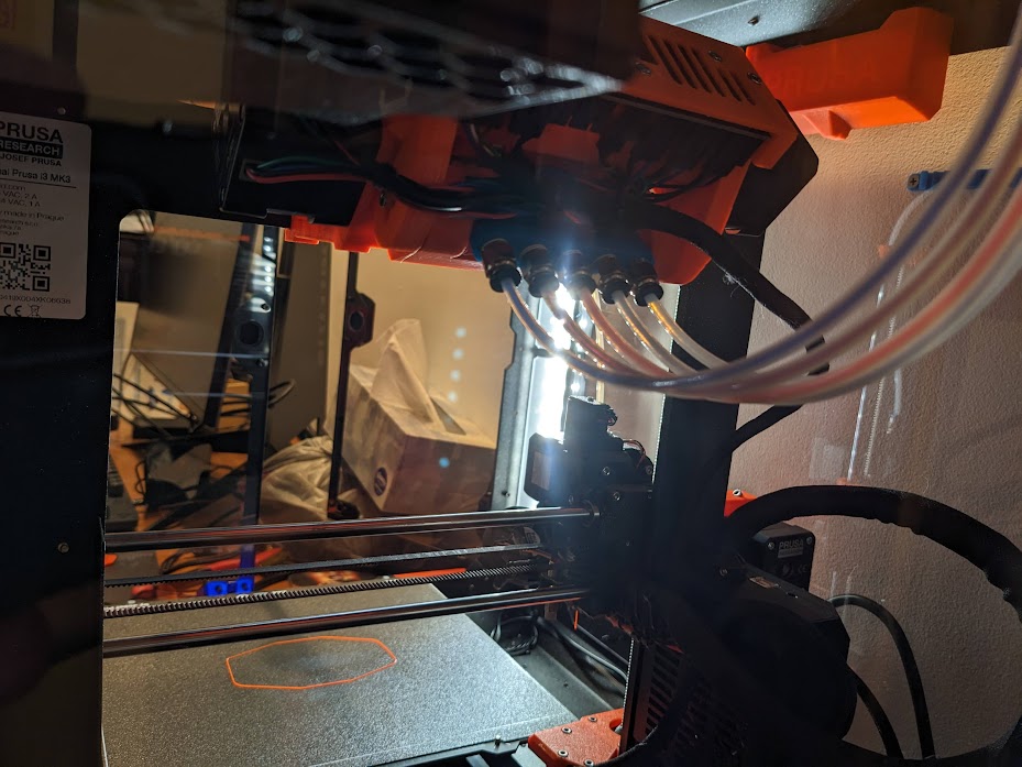 MMU2 tube feedthrough for prusa enclosure by Ben Shepperson | Download ...
