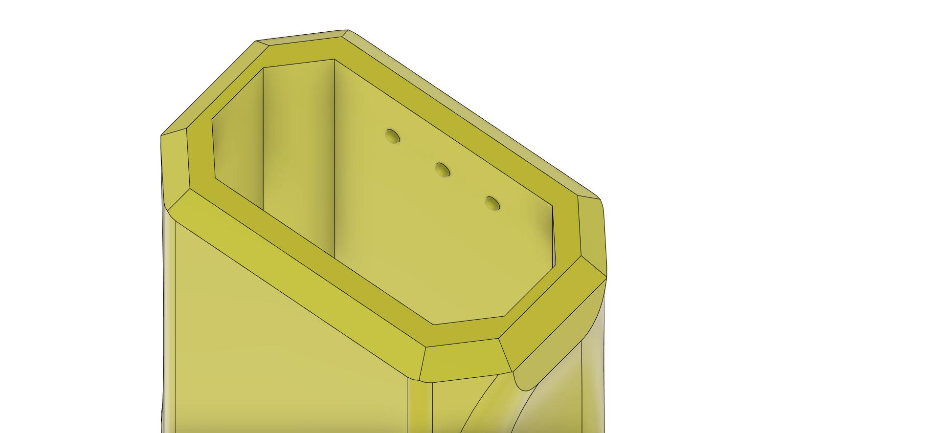 Carpenter Pencil holder for retractable ID badge reel by Makersphere11