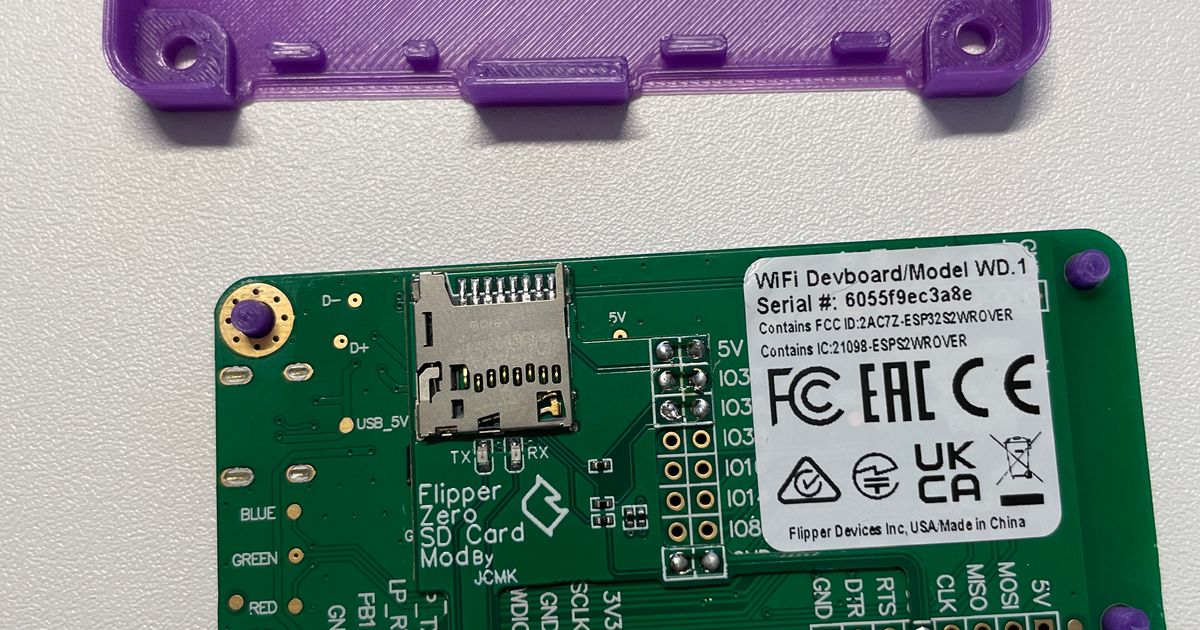 Case for Flipper Zero Wi-Fi Module v1 by fivesixzero, Download free STL  model